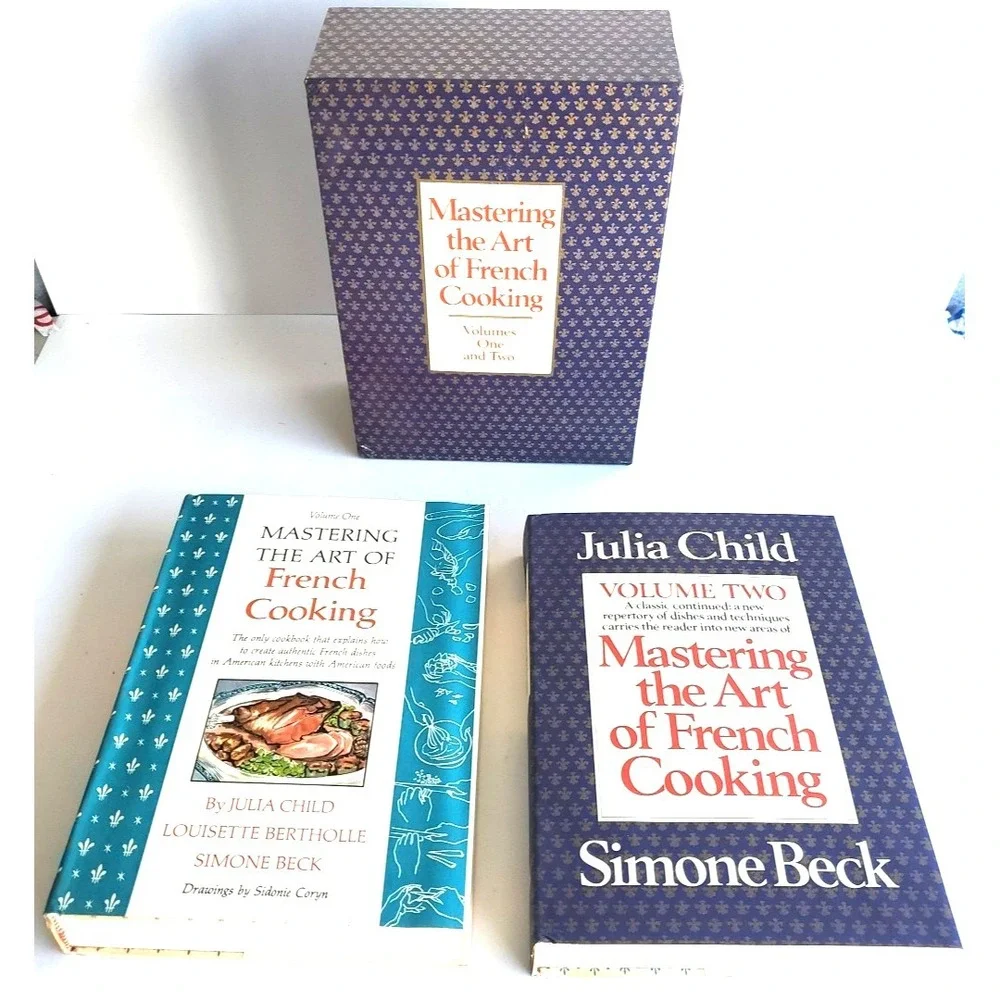 Julia Child Simone Beck Mastering The Art Of French Cooking Vols I and II NOS